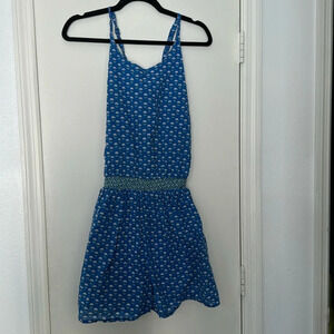 Boden Girl's Floral Smocked Short Romper Size 15-16 years